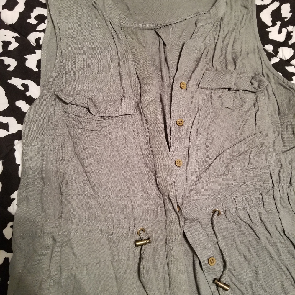 Dusty sage green dress